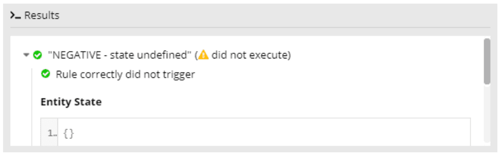 Negative result