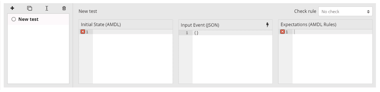 Test panel